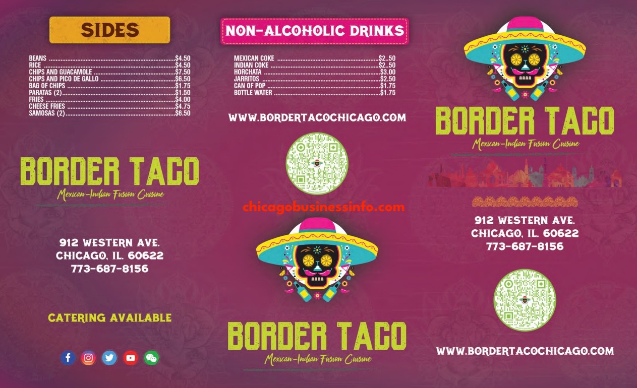 Border Taco Chicago Menu 2
