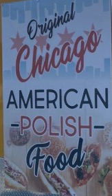 Chicago American Polish Food Truck Logo