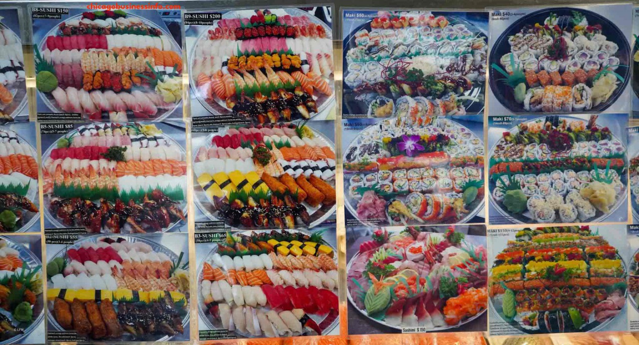Lawrence Fish Market Party Trays B8 B9 Maki Photos