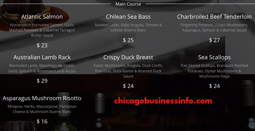 Cafe Absinthe Chicago Menu 2